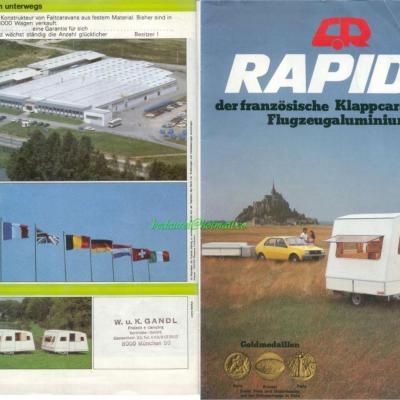 1980 revue caravane rapido allemagne 1m 1